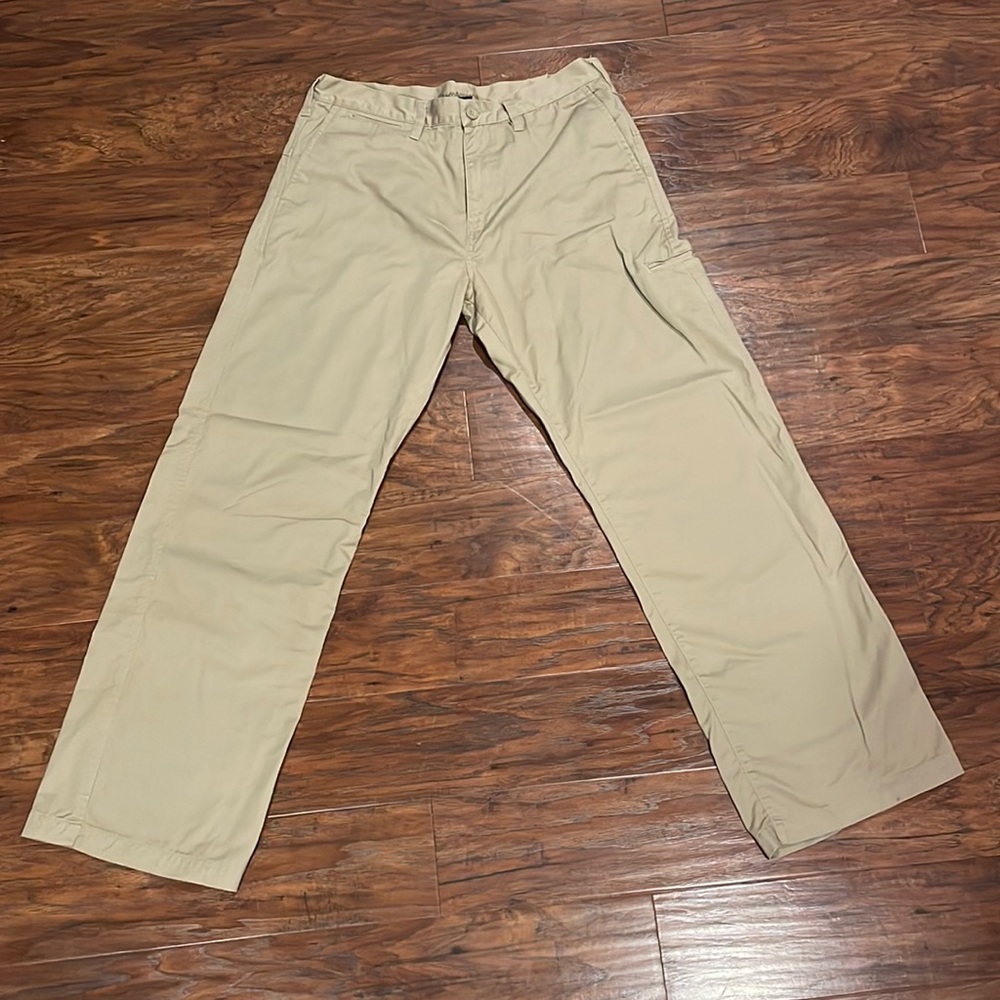 Tan khakis size 33, never worn
